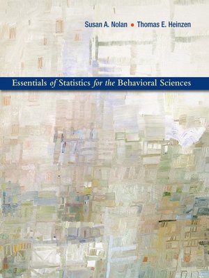cover image of Essentials of Statistics for the Behavioral Sciences